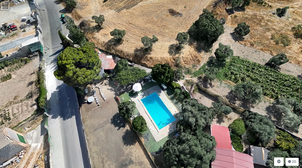 Inspecciones placas solares con Drones en Granada Fotogrametría aérea con dron para mapeo de terreno y análisis topográfico