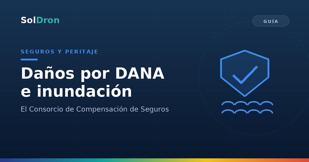 Daños por DANA e inundación: documentación con dron para el Consorcio — SolDron