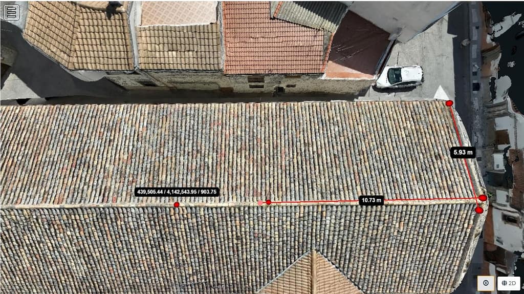 Inspección de tejados con dron: diagnóstico técnico sin andamios inspección de tejados con dron mediante modelo 3D